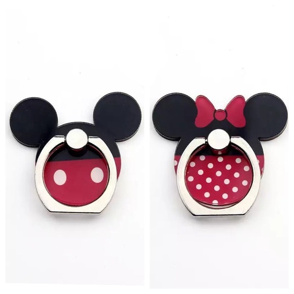 Accessories - Mickey & Minnie Mouse Cell Phone Ring & Kickstand